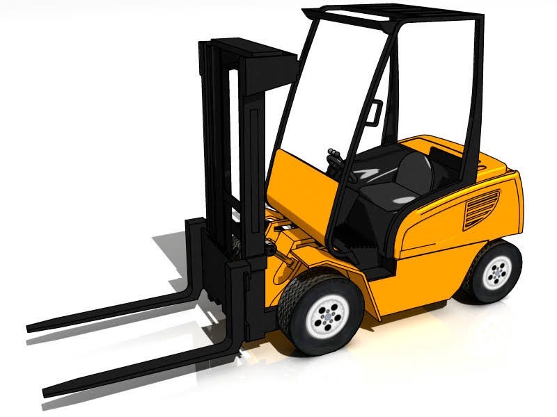 Toon Shader Forklift Controller